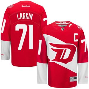 Herren Detroit Red Wings Eishockey Trikot Dylan Larkin #71 Reebok 2016 Stadium Series